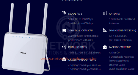 TP-Link TP-Link AC1900 Dual B Router in Kenya