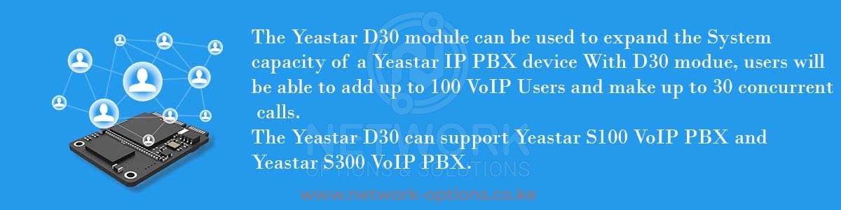 Yeastar D30 expansion module for extensions and concurrent calls Kenya